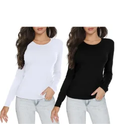 Long-Sleeve Casual T-Shirt at LINKTOPIC